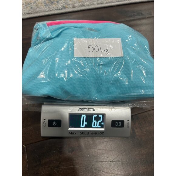 Reel Legends Aqua Blue Medium Long-Sleeve Performance Shirt Moisture Wicking - Picture 8 of 8